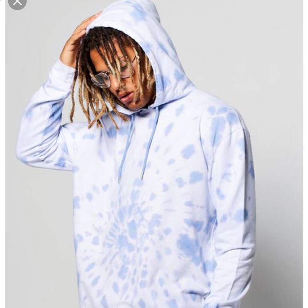 Over The Head Hoodie on Tie Dye